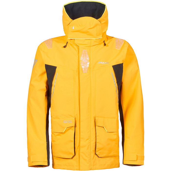 2024 Musto Mens BR2 Offshore 2 0 Sailing Jacket 82084 - Gold - Sailing -  Sailing | Watersports Outlet